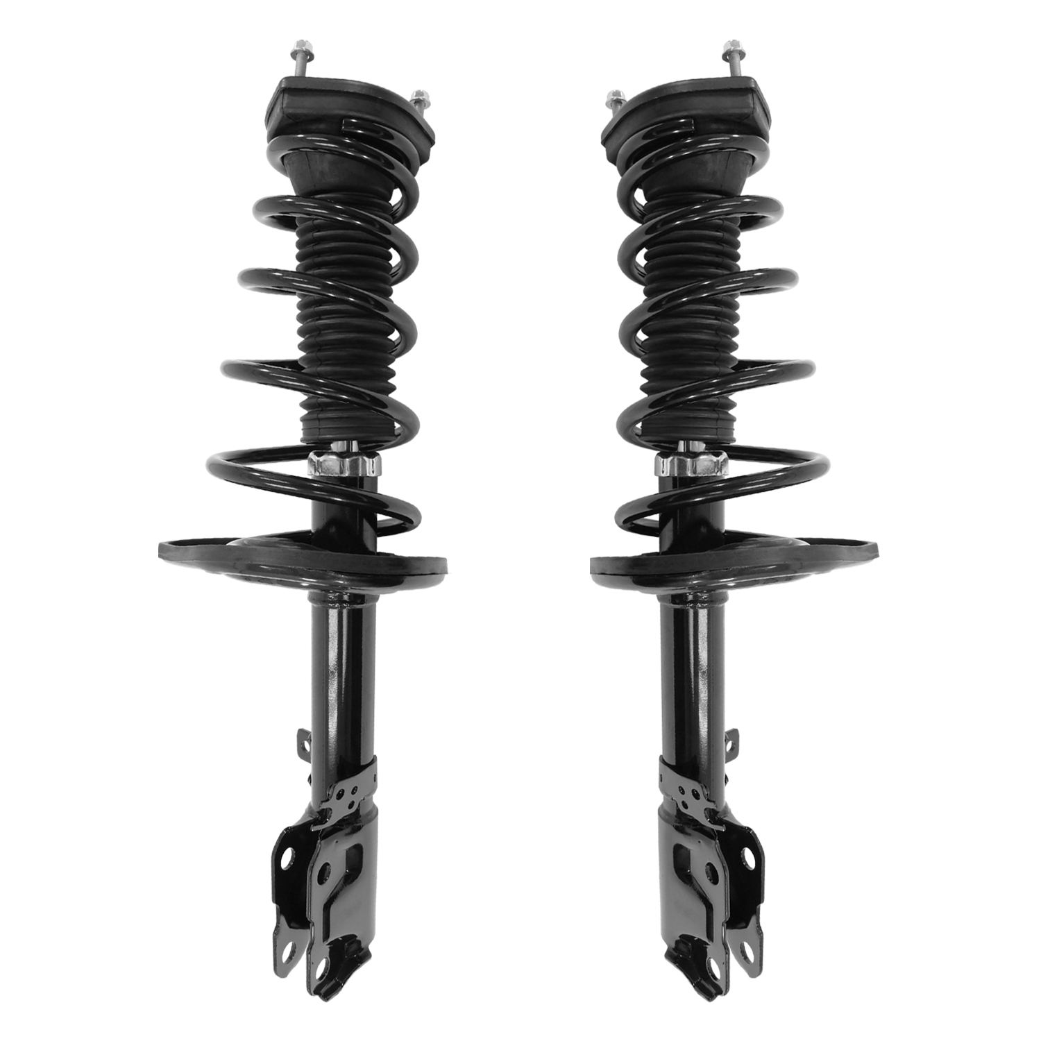 Rear Pair Complete Struts Coil Spring Assemblies 2013 2018 Toyota