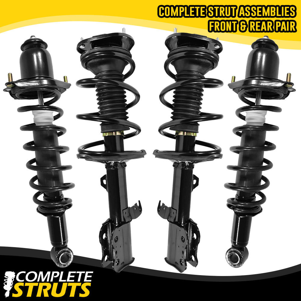 Front & Rear Quick Complete Struts & Coil Spring Assemblies | 2003-2008 Toyota Corolla FWD 9th Gen