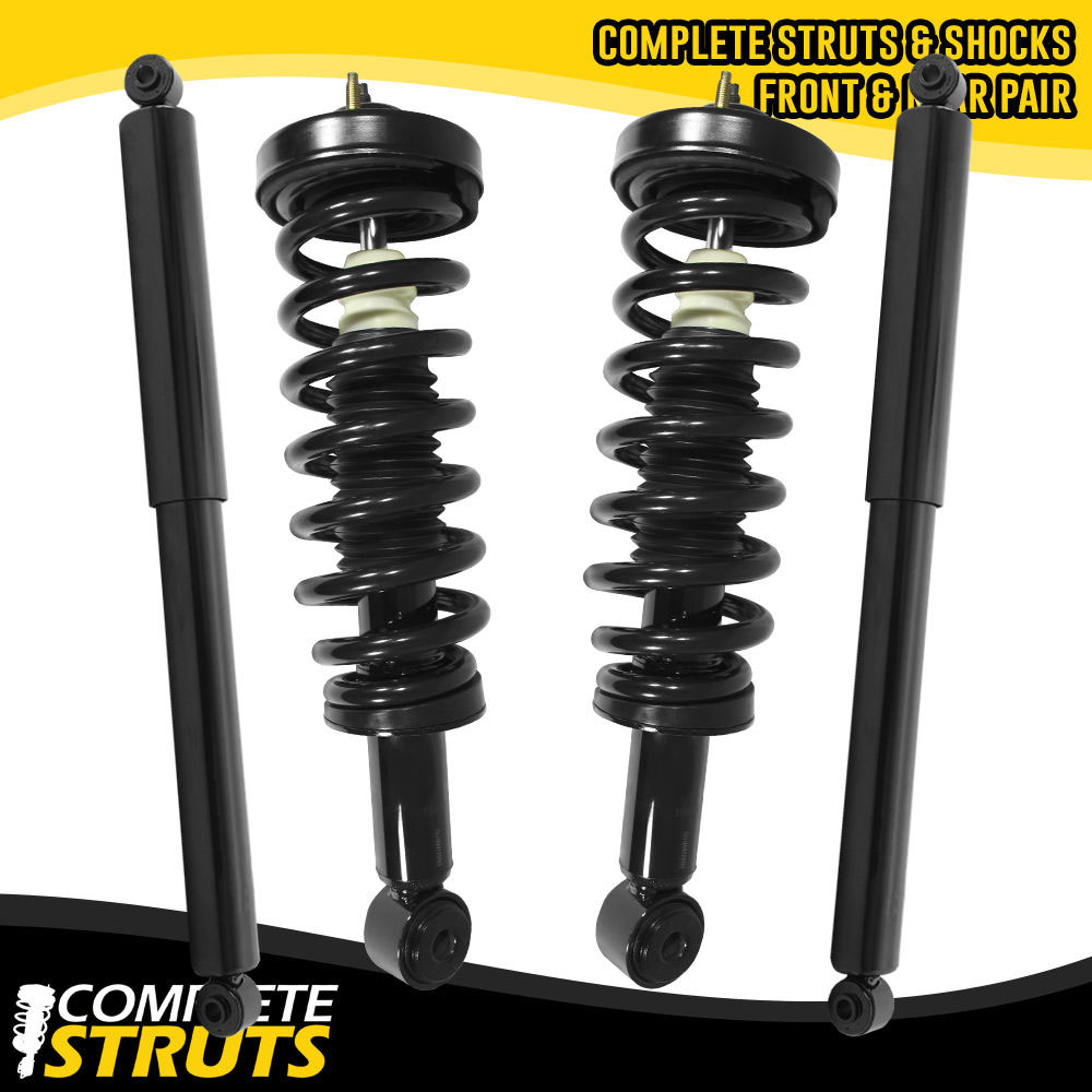 Front Complete Struts with Springs & Rear Shock Absorbers | Ford F-150 & Mark LT (RWD)