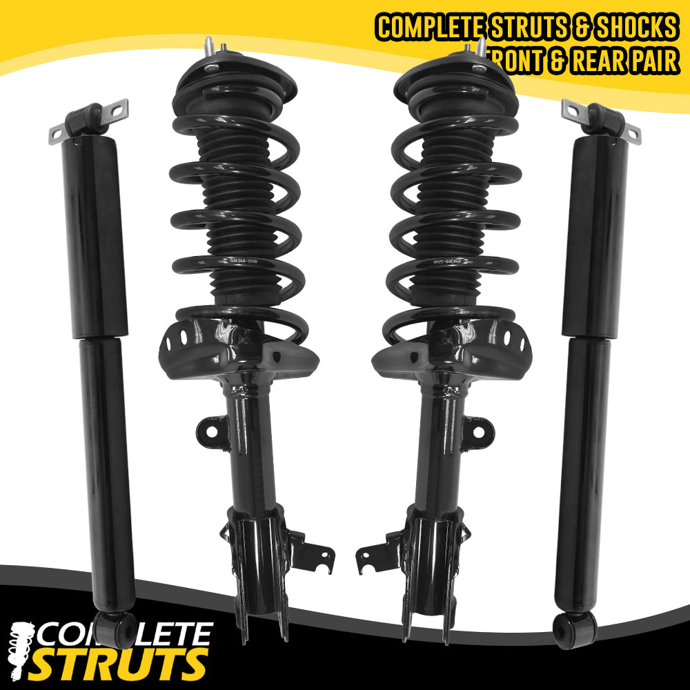 Front Complete Struts with Coil Springs & Rear Shock Absorbers Bundle | 2008-2010 Honda Odyssey