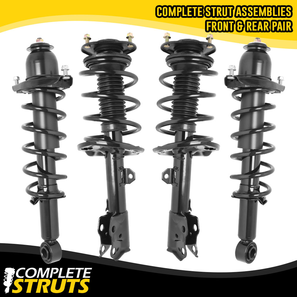 Front & Rear Complete Strut & Coil Spring Assemblies for 2014-2019 Toyota Corolla
