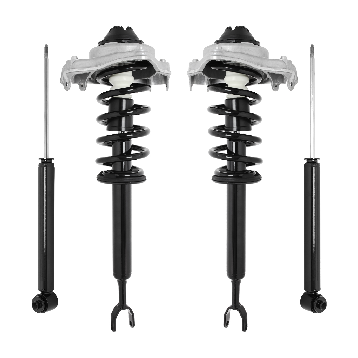 Front Quick Complete Strut And Coil Spring Assemblies And Rear Shocks