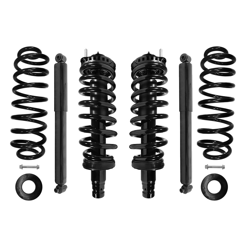 Front & Rear Air to Complete Strut & Spring Suspension Conversion Kit ...